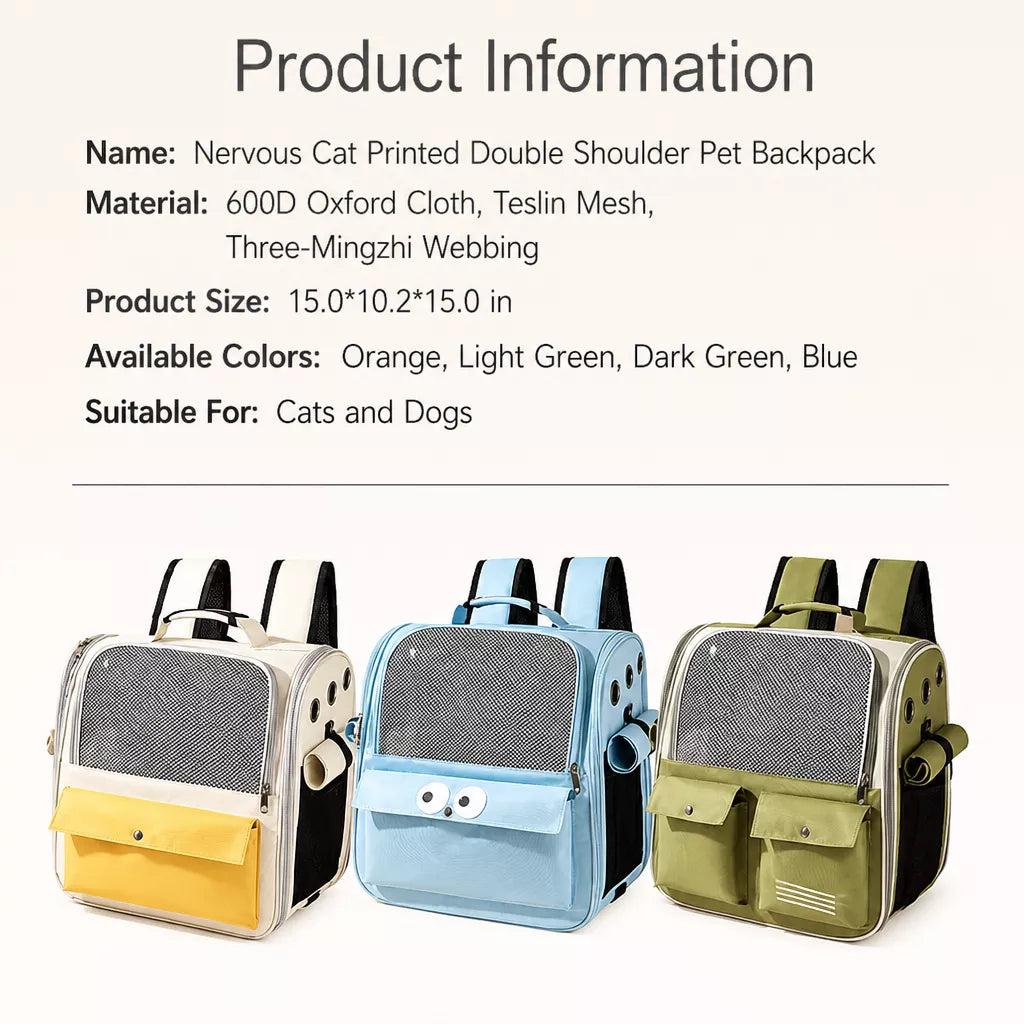 Pet Carrier Backpack for Cats and Small Dogs
