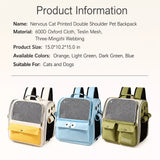Pet Carrier Backpack for Cats and Small Dogs