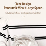 Clear Plastic Pet Recovery Cone for Cats