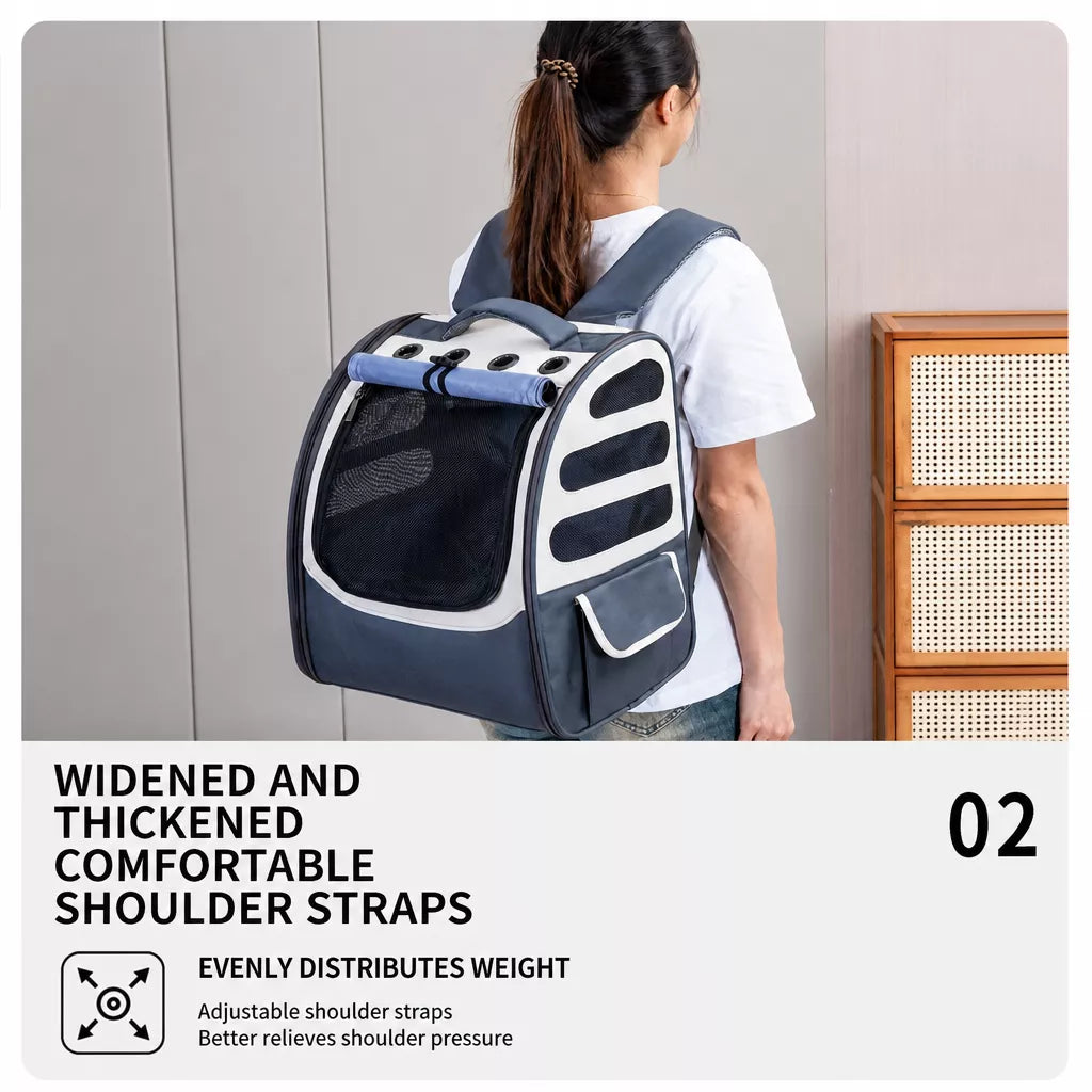 Large Pet Carrier Backpack for Cats and Dogs