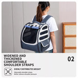 Large Pet Carrier Backpack for Cats and Dogs