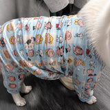 Lightweight Dog Jacket with Elbow and Knee Sleeves for Large Dogs