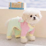 Lightweight Polyester Four-Leg Dog Summer Jumpsuit
