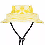 Adjustable Cotton Pet Bucket Hat with Ear Openings
