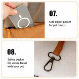 Expandable Pet Carrier Backpack for Cats and Small Dogs