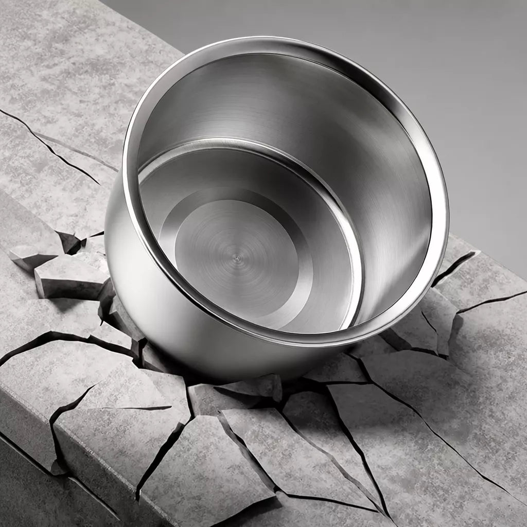Stainless Steel Double Pet Bowls with Elevated Stand