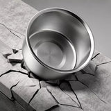 Stainless Steel Double Pet Bowls with Elevated Stand