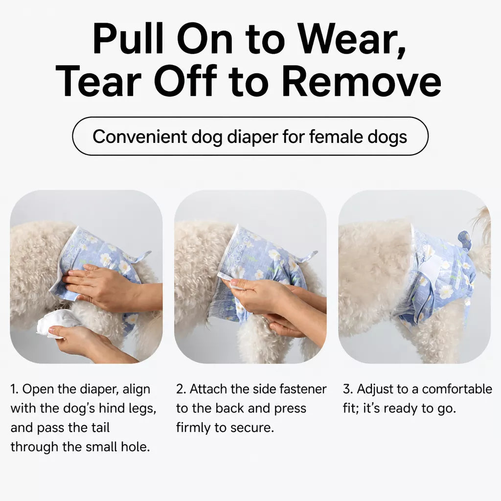 Dog Diapers for Male & Female Dogs