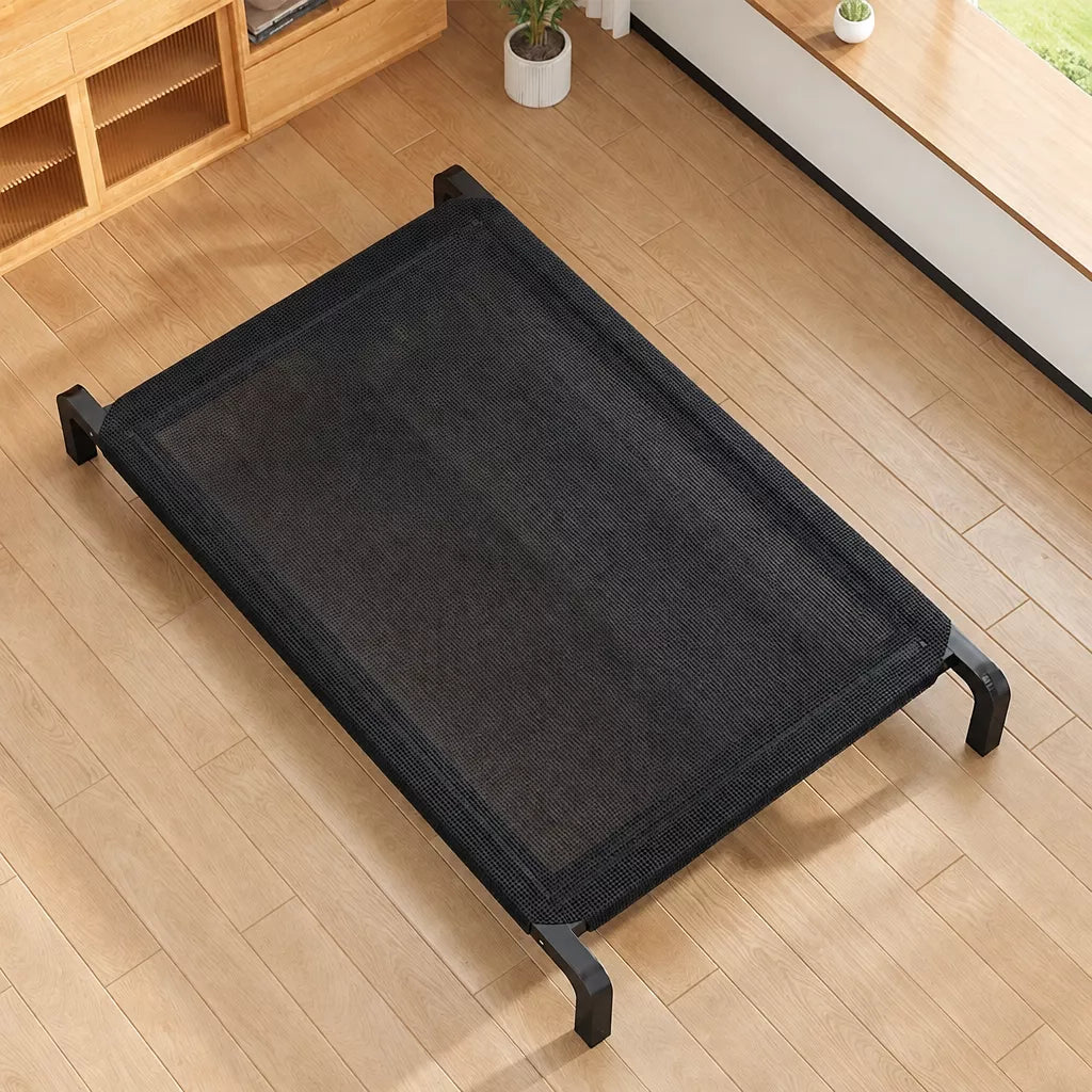 Raised Mesh Dog Cot with Iron Frame for Small to Large Dogs