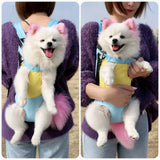 Front-Carry Pet Carrier Backpack for Small Dogs and Cats