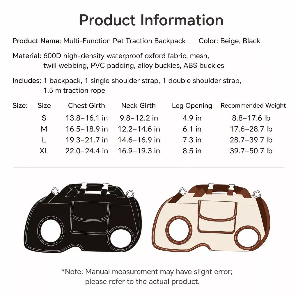Convertible Pet Carrier Backpack and Shoulder Bag