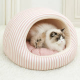 Covered Tent-Style Pet Bed for Cats and Puppies