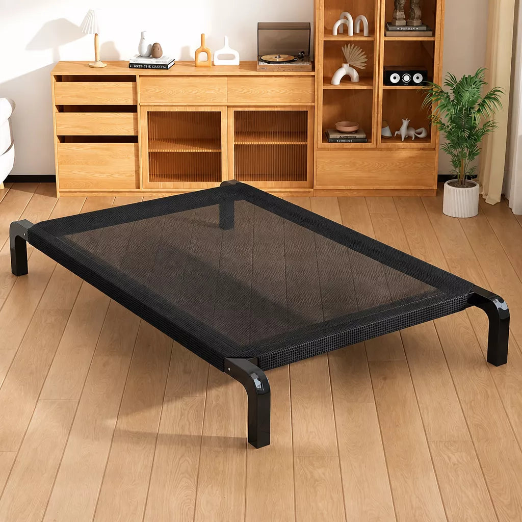 Raised Mesh Dog Cot with Iron Frame for Small to Large Dogs