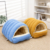 Semi-Enclosed EPE Foam Pet Bed with Snap-Button Design