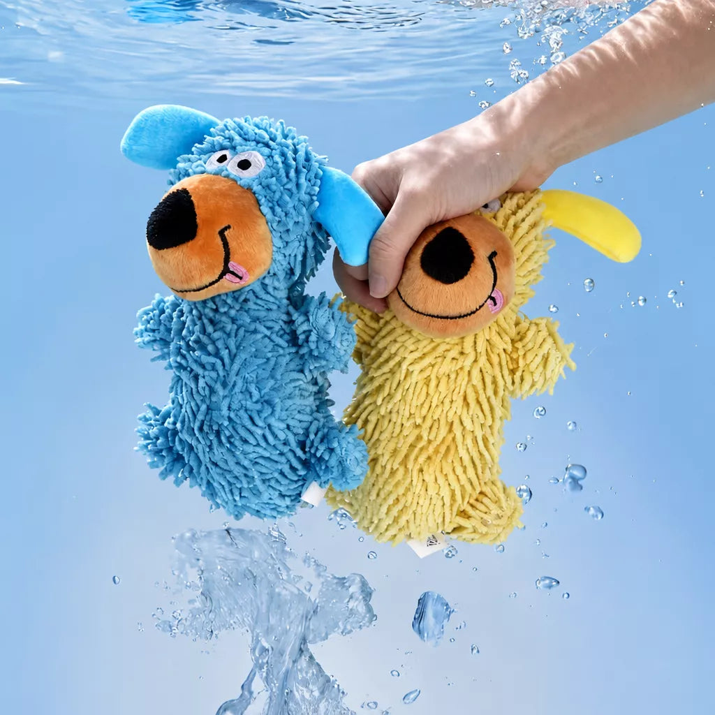 Squeaky Mop Dog Toy for Small and Medium Dogs