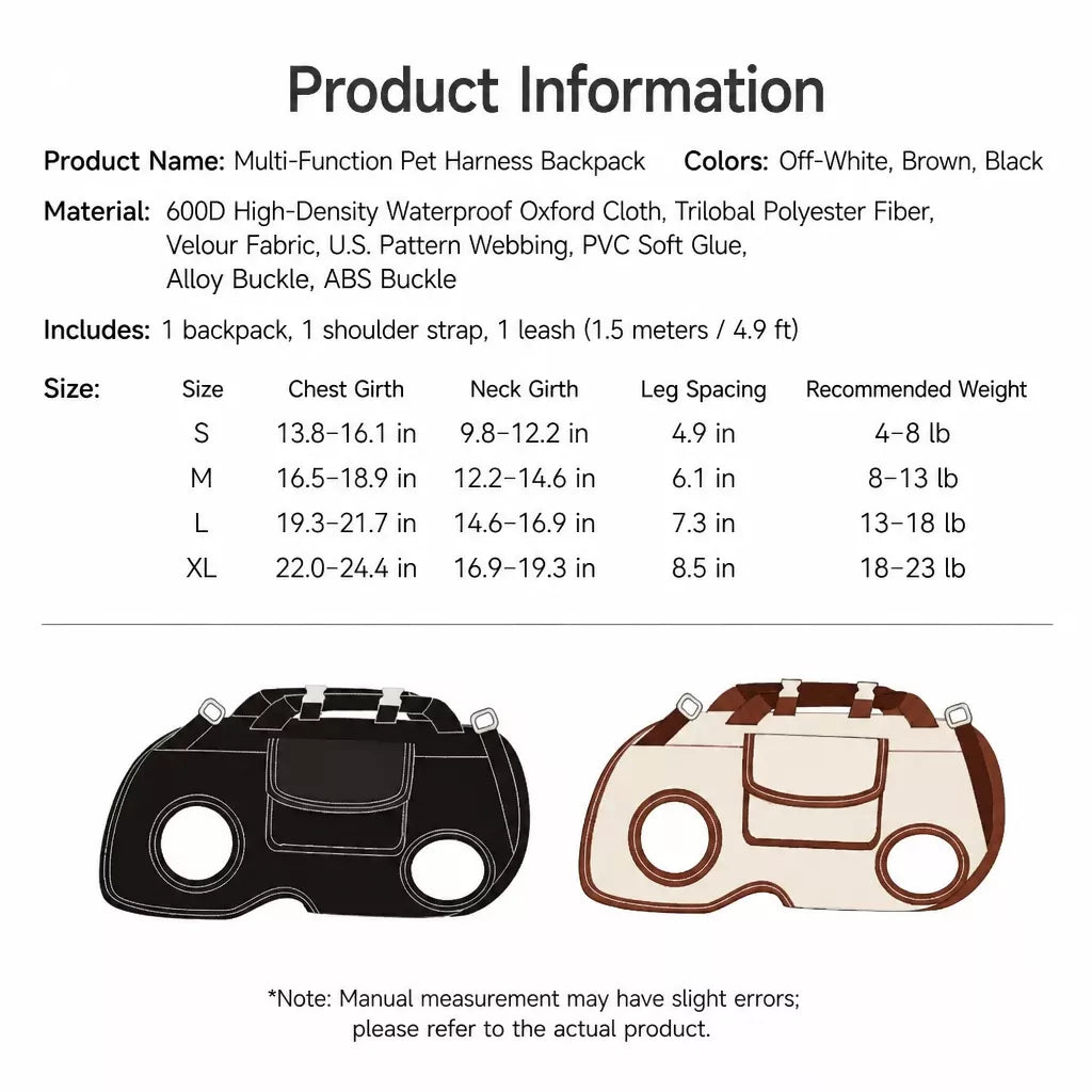 Dog Sling and Backpack Carrier