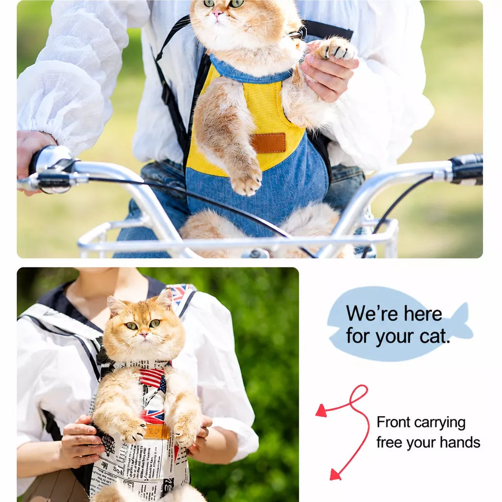 Front Carrier Backpack for Small Dogs and Cats