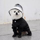 Four-Leg Waterproof Raincoat for Small Dogs