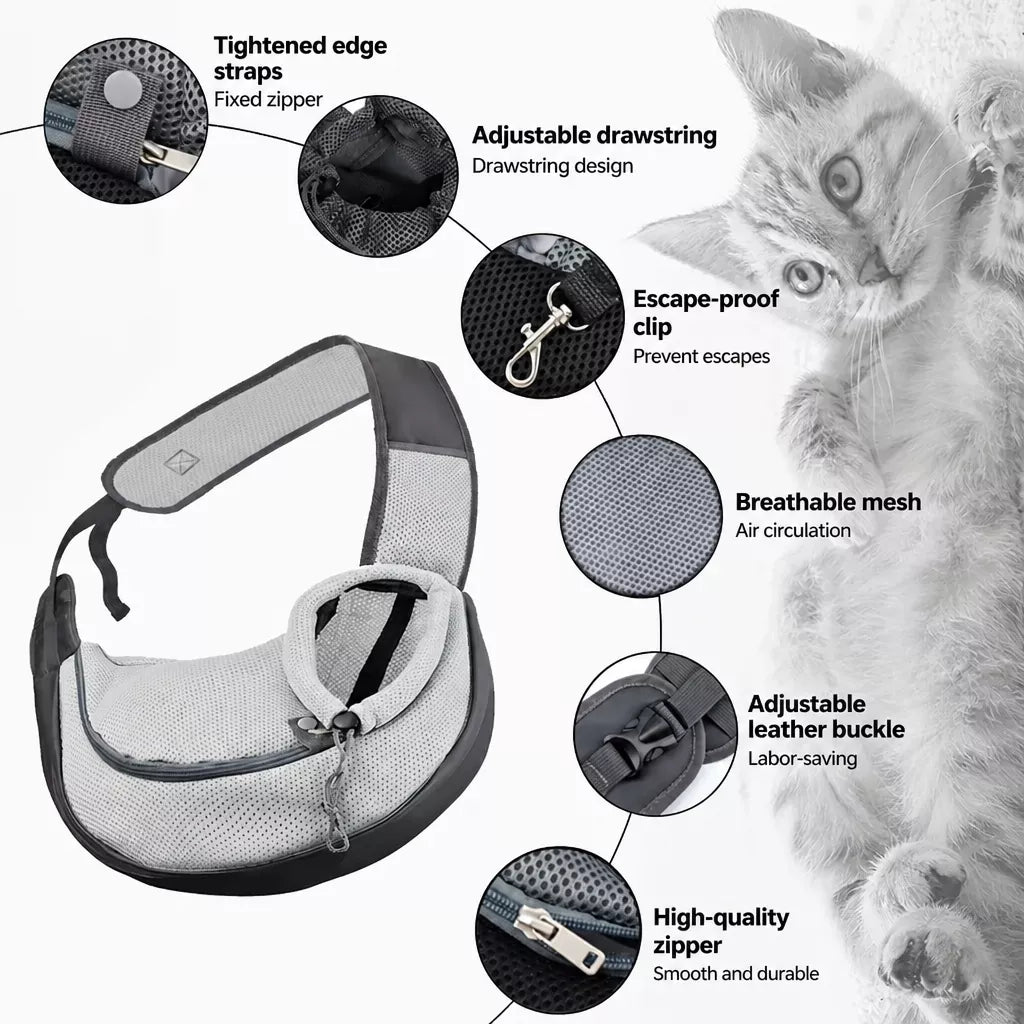 Mesh Pet Carrier Backpack for Small Dogs