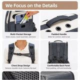 Large Pet Carrier Backpack for Cats and Dogs