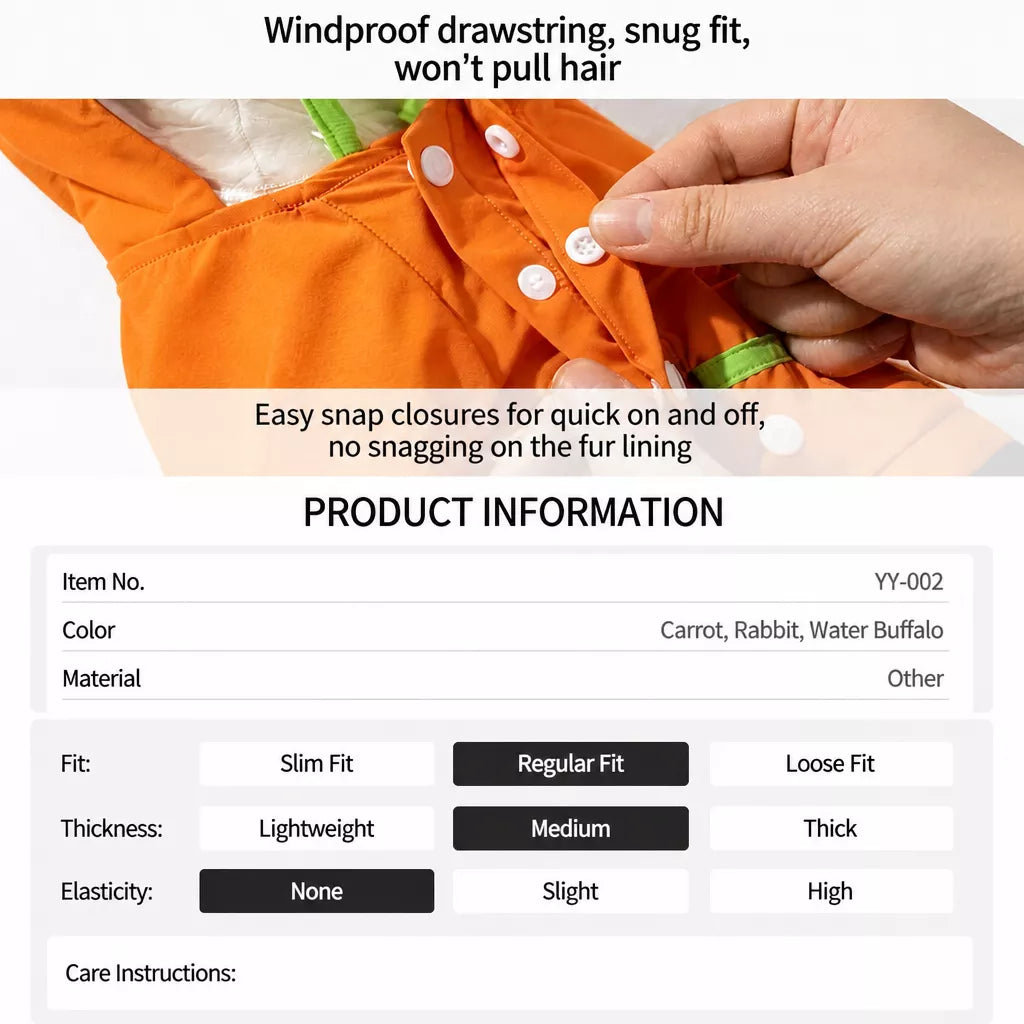 Waterproof Four-Leg Dog Raincoat