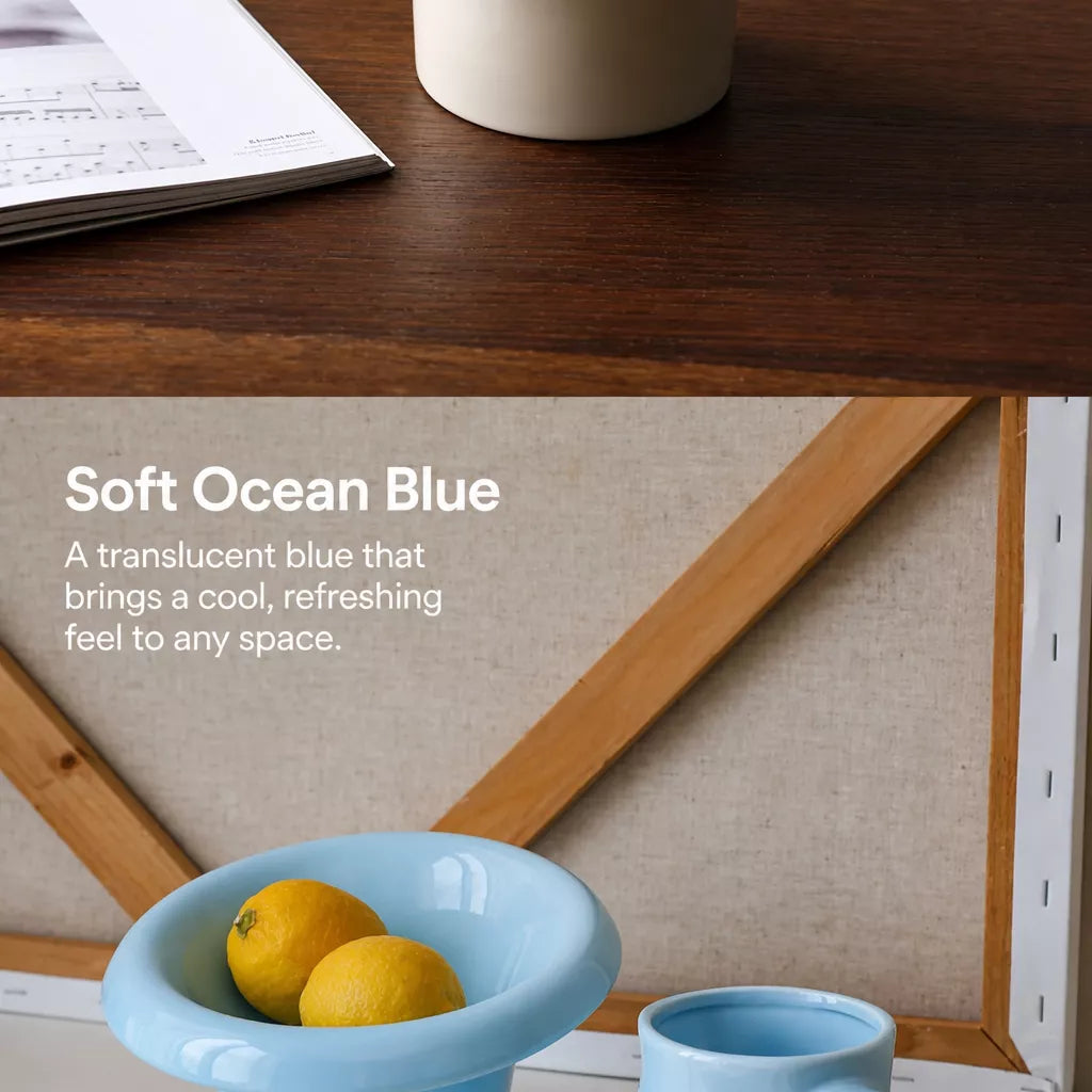 Wide-Opening Ceramic Pet Bowl for Cats and Dogs