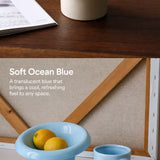 Wide-Opening Ceramic Pet Bowl for Cats and Dogs