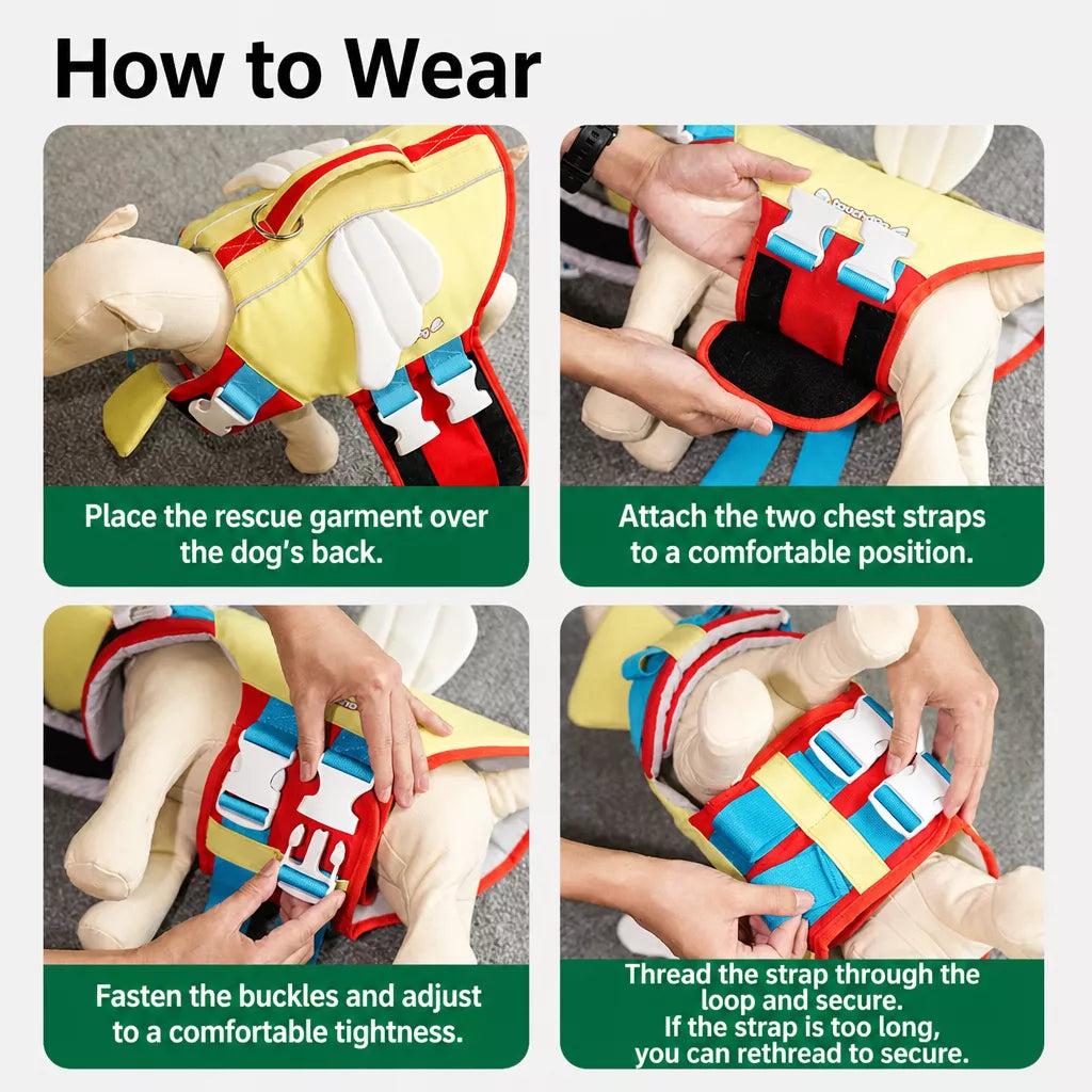 Dog Life Jacket for Swimming and Outdoor Adventures