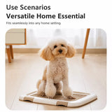 Flat Plastic Dog Potty Tray with Mesh Grate