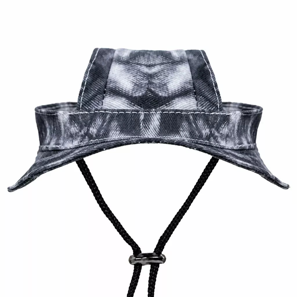 Adjustable Cotton Pet Bucket Hat with Ear Openings