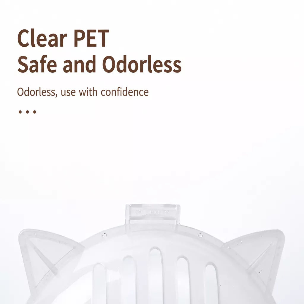 Clear Plastic Pet Recovery Cone for Cats