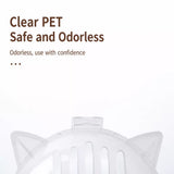 Clear Plastic Pet Recovery Cone for Cats