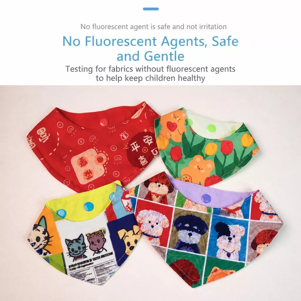 Adjustable Pet Bandana Bib for Dogs and Cats