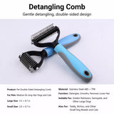Cat Grooming Comb for Long Hair, Knots and Loose Fur