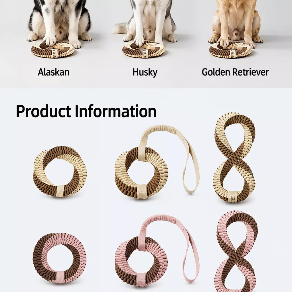 Knotted Polyester Rope Tug Toy for Dogs
