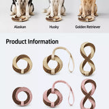 Knotted Polyester Rope Tug Toy for Dogs