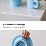 Wide-Opening Ceramic Pet Bowl for Cats and Dogs