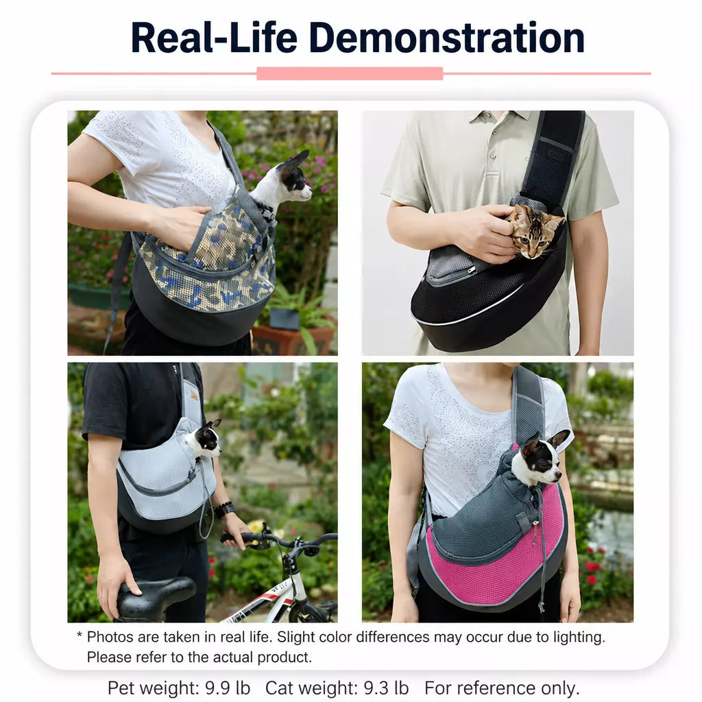 Mesh Pet Carrier Backpack for Small Dogs
