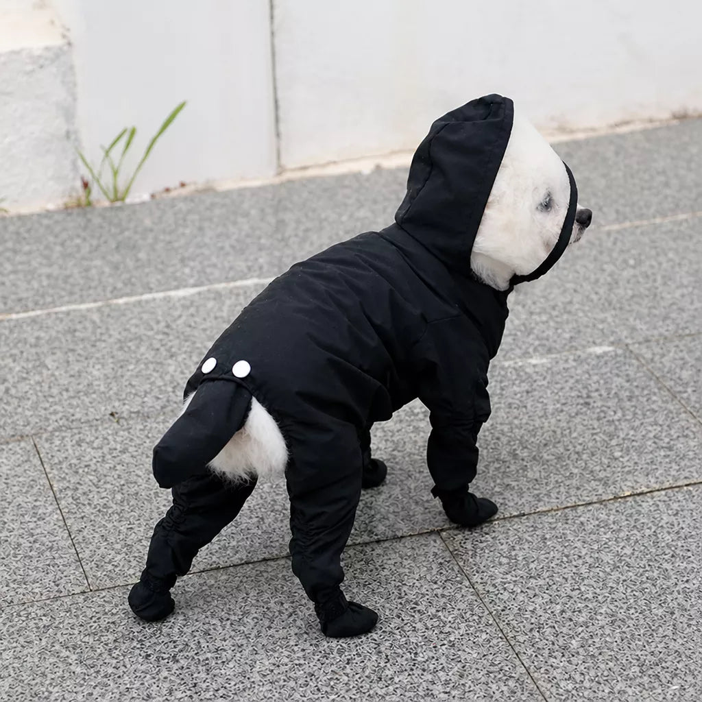 Four-Leg Waterproof Raincoat for Small Dogs