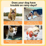 Dog Raincoat with Belly Coverage for Small to Medium Dogs