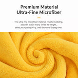 Quick-Dry Pet Bath Towel for Dogs and Cats