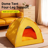 Year-Round Convertible Tent Bed for Cats and Small Dogs