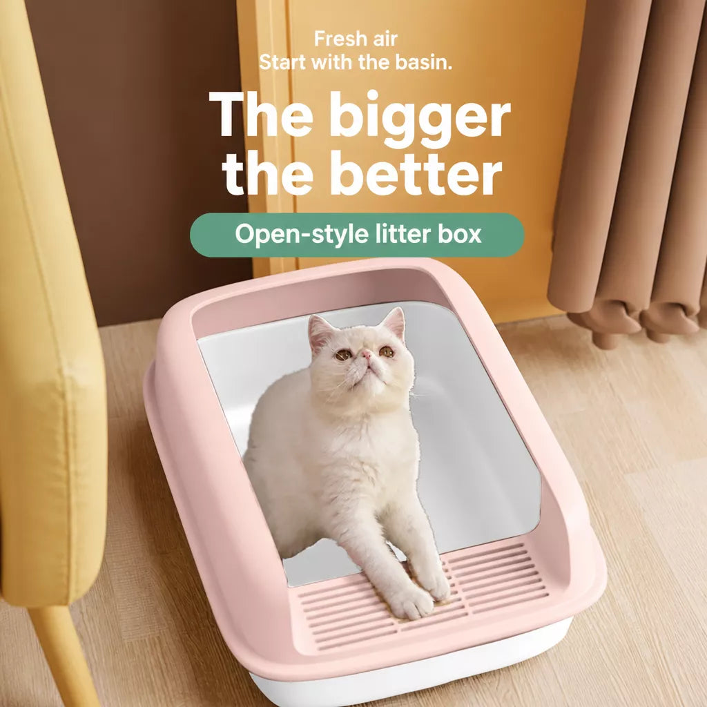 Enclosed Cat Litter Box with Scoop
