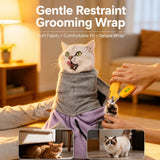 Pet Grooming Restraint Bag for Nail Trimming
