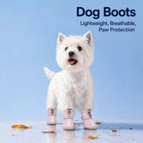 Oxford Cloth Small Dog Shoes with Zipper Closure
