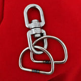 Heavy-Duty Nylon Dog Collar with Figure-8 Swivel Ring