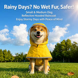 Dog Raincoat for Small and Medium Dogs