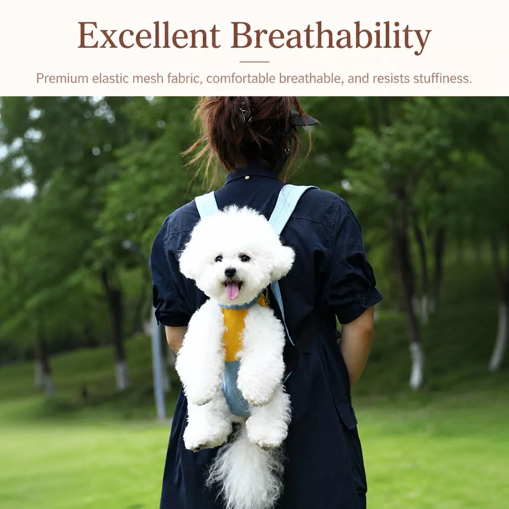 Front-Carry Pet Carrier Backpack for Small Dogs and Cats