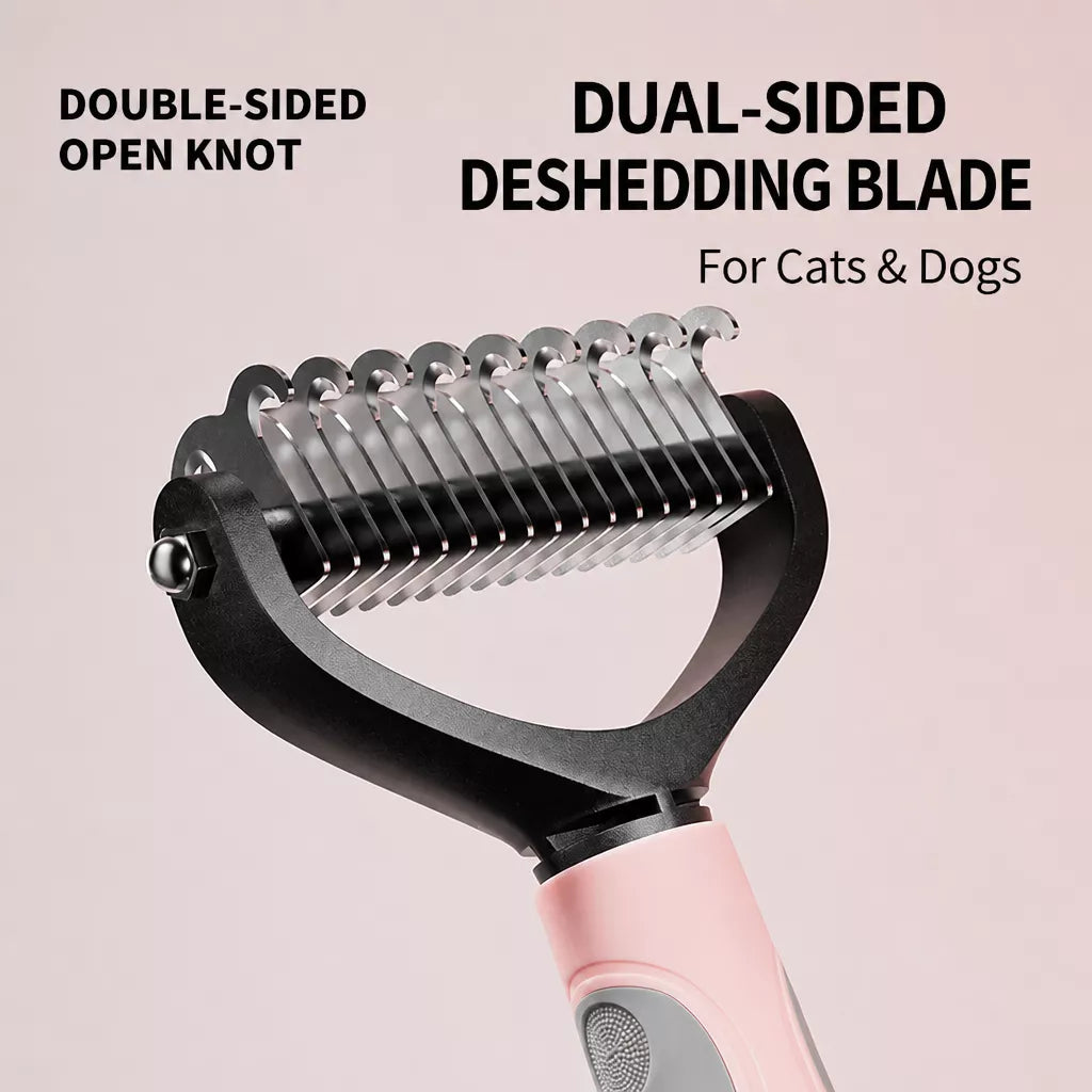Cat Grooming Comb for Long Hair, Knots and Loose Fur