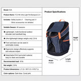 Portable Pet Backpack Carrier for Cats and Dogs